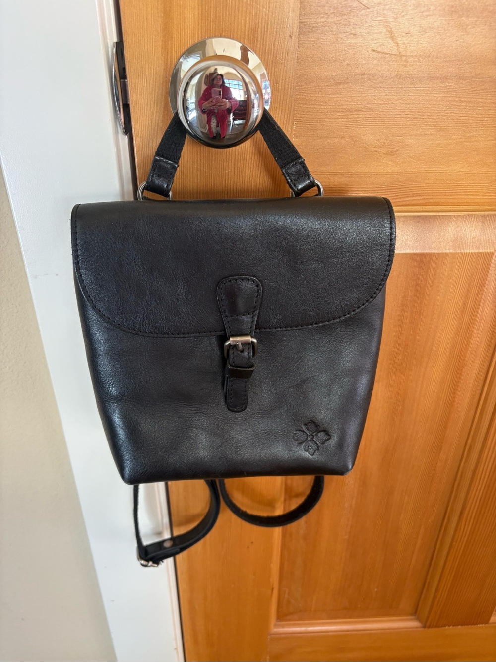 Patricia Nash Small Leather Convertible Backpack